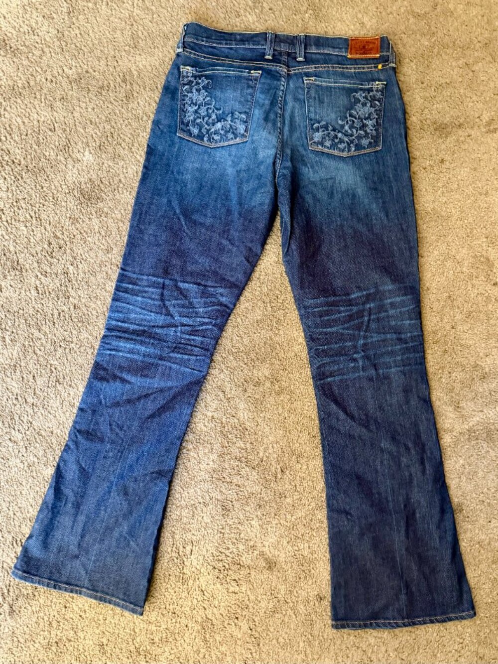 Lucky Brand Sofia Boot Cut Jeans Size 12/31 Style 7W11280 Dark Wash - Picture 2 of 2